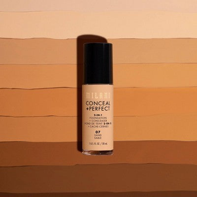 Milani Conceal + Perfect 2-in-1 Foundation + Concealer Amber 11 1 fl oz - Imperfect Container
