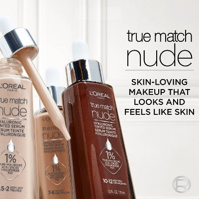 L'Oreal Paris True Match Hyaluronic Tinted Serum 0.5-2 Very Light 1 fl oz - Imperfect Container
