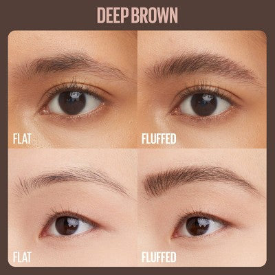 Maybelline Superfluff Volumizing Eyebrow Gel Mousse 004 Deep Brown 0.17 fl oz - New