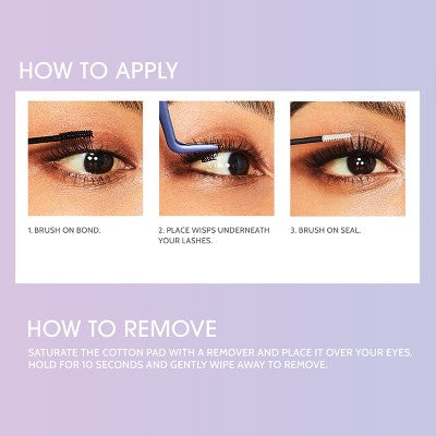 KISS Products Falscara Clear Band Lash Extension Kit 36ct - Imperfect Box