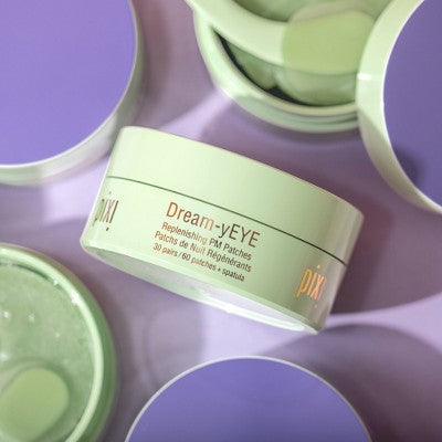 Pixi Dream-yEYE Calming and Replensihing Eye Patches with Jasmine & Vitamin A 30 pairs/60ct - Imperfect Box