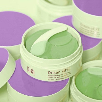 Pixi Dream-yEYE Calming and Replensihing Eye Patches with Jasmine & Vitamin A 30 pairs/60ct - Imperfect Box