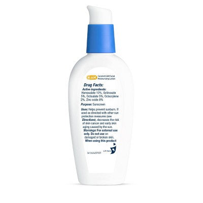 CeraVe Moisturizer Sunscreen AM Facial Lotion Normal to Dry SPF30 2oz - Imperfect Box