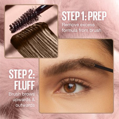 Maybelline Superfluff Volumizing Eyebrow Gel Mousse 004 Deep Brown 0.17 fl oz - New