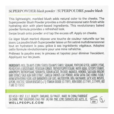 Well People Superpowder Blush Wild Fig 0.17oz - Imperfect Box