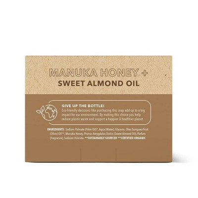Olivia Care Bar Soap Set - Manuka Honey + Sweet Almond Oil 15oz/3ct - New