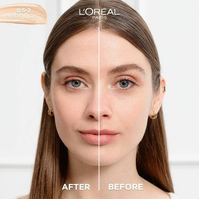 L'Oreal Paris True Match Hyaluronic Tinted Serum 0.5-2 Very Light 1 fl oz - Imperfect Container