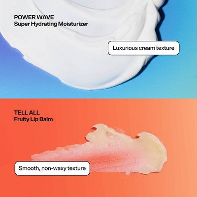 Bubble Skincare Wonder Wave Lips & Face Hydrating Gift Set 2pc -Imperfect Box