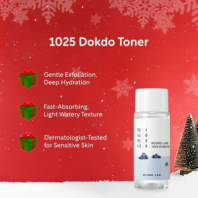 Round Lab 1025 Dokdo Travel Skincare Gift Set 4pc - Missing Box