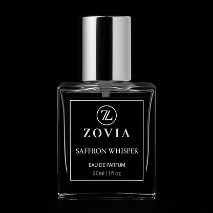Saffron Whisper – Luxury Women's Perfume | Warm Amber Floral Scent by Zovia | 30ml