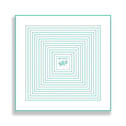 Scarf (White Geometric)